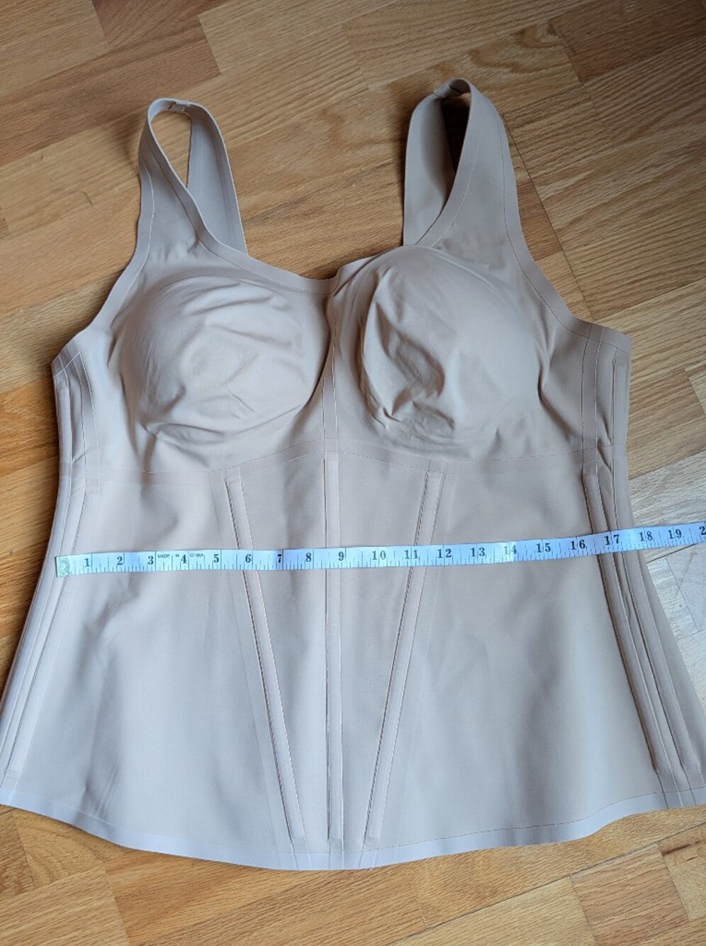 Honeylove Shapewear Bodysuit Top in Nude Size 3XLc - Picture 3 of 12